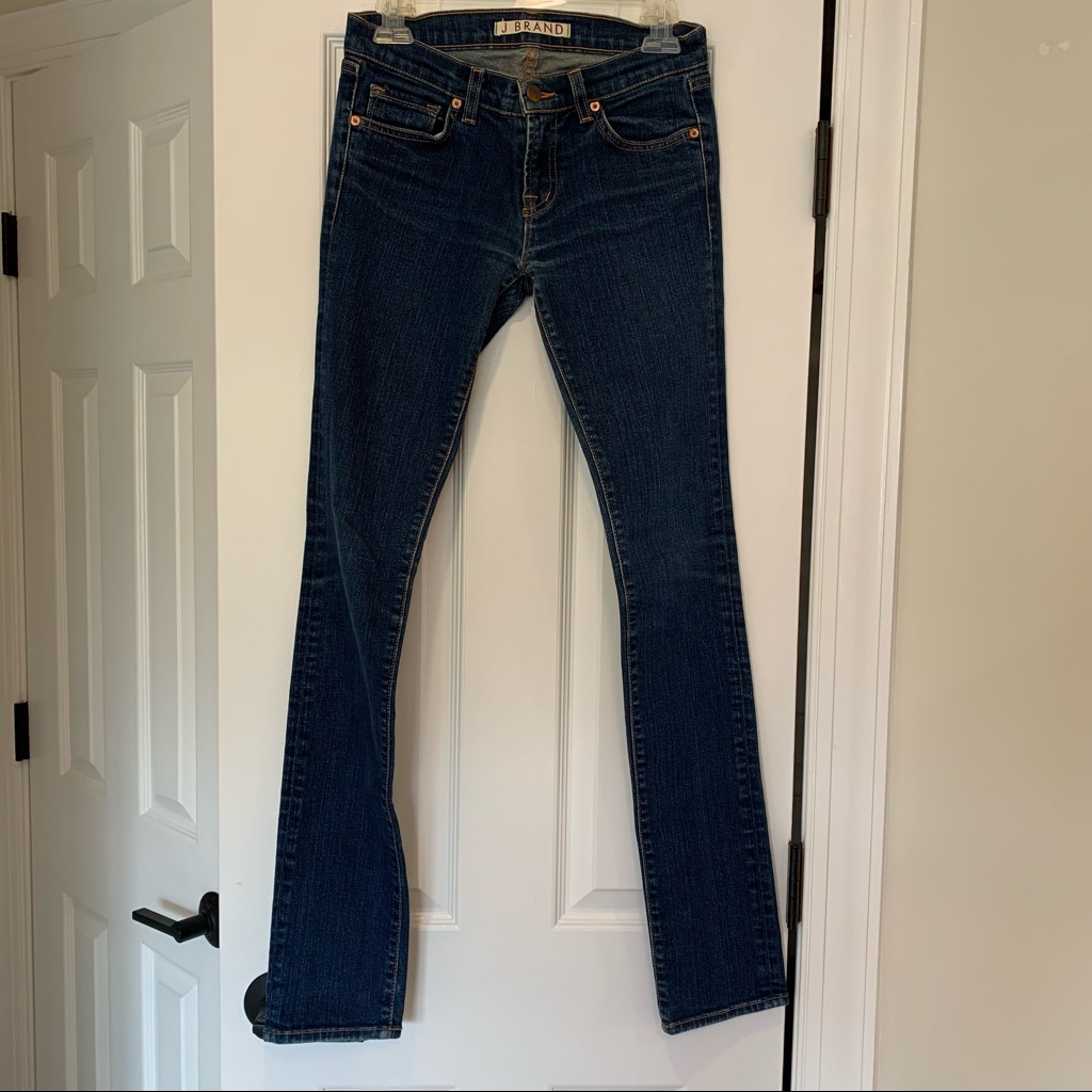 J Brand Mid Rise Skinny Jeans Size 26 Long 98 Cotton